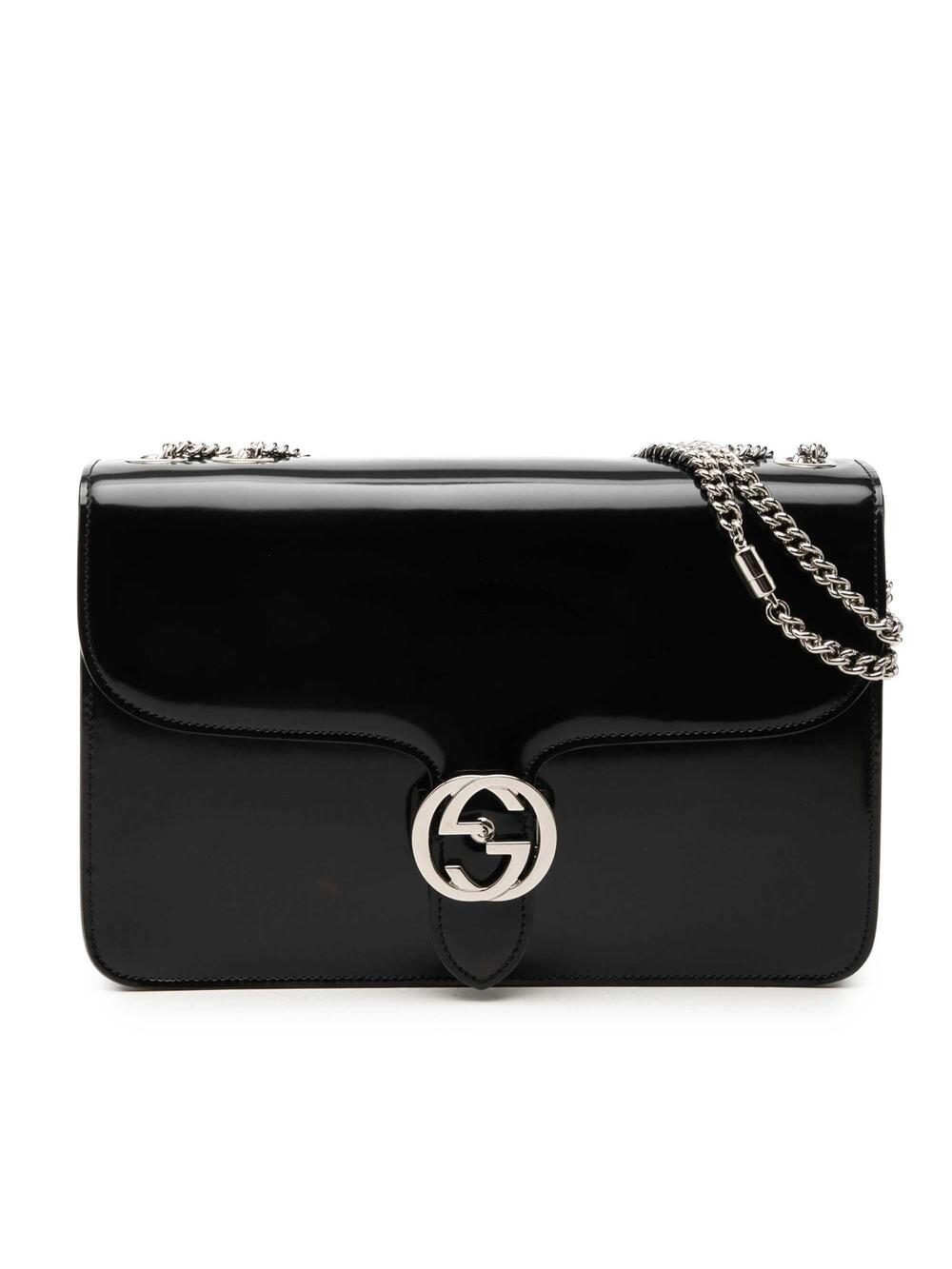Gucci Interlocking Shoulder Bag Patent #350048G12B